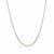 Classic Box Chain in 18k White Gold (0.85 mm)