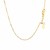 Adjustable Cable Chain in 10k Yellow Gold (1.10 mm)