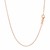 Oval Cable Link Chain in 14k Rose Gold (0.97 mm)