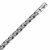 Cable Designed Mens Bracelet in Oxidized Sterling Silver (8.50 mm)