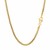 Solid Round Box Chain in 14k Yellow Gold (2.5 mm)