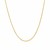 Diamond Cut Round Wheat Chain in 14k Yellow Gold (1.00 mm)