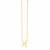 14K Yellow Gold Pisces Necklace