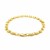 Puffed Mariner Anklet in 14k Yellow Gold (4.7 mm)