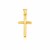 High Polish Cross Pendant in 14k Yellow Gold