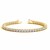 Lab Grown Round Diamond Tennis Bracelet in 14k Yellow Gold (10 cctw F/G  VS2/SI1)