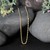 Solid Diamond Cut Rope Chain in 10k Yellow Gold (1.80 mm)