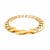 Pave Curb Bracelet in 14k Two Tone Gold  (12.18 mm)