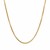 Solid Round Box Chain in 14k Yellow Gold (1.6 mm)