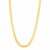 14k Yellow Gold High Polish Modern Lite Edge Chain (8.00 mm)