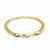 Semi Solid Miami Cuban Bracelet in 10k Yellow Gold  (6.60 mm)