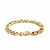 Diamond Cut Curb Chain Bracelet in 14k Yellow Gold (8.80 mm)