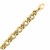 Diamond Cut Curb Chain Bracelet in 14k Yellow Gold (8.80 mm)