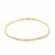 Diamond Cut Rope Anklet in 10k Yellow Gold (2.0 mm)