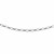 Oval Rolo Bracelet in 14k White Gold  (3.20 mm)