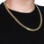 Classic Miami Cuban Solid Chain in 14k Yellow Gold (9.20 mm)