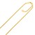 Adjustable Popcorn Chain in 14k Yellow Gold (1.10 mm)