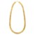 14k Yellow Gold Faceted Panther Link Chain Necklace