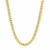 Semi Solid Miami Cuban Chain in 14k Yellow Gold (4.50 mm)