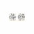 4 cttw Certified IGI Lab Grown Round Diamond Stud Earrings 14k Yellow Gold (G/VS2)