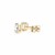 4 cttw Certified IGI Lab Grown Round Diamond Stud Earrings 14k Yellow Gold (G/VS2)