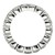 Round Cut Lab Grown Diamond Eternity Ring in 14k White Gold (3 cttw FG/VS2)