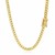 Semi Solid Miami Cuban Chain in 10k Yellow Gold (4.50 mm)