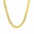 Classic Miami Cuban Solid Chain in 10k Yellow Gold (6.10 mm)