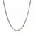 Classic Rhodium Plated Popcorn Chain in 925 Sterling Silver (2.50 mm)