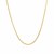 Round Box Chain in 14k Yellow Gold (1.3 mm)