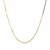 Classic Box Chain in 14k Yellow Gold (0.75 mm)