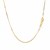 Classic Box Chain in 14k Yellow Gold (0.75 mm)