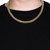 Semi Solid Miami Cuban Chain in 10k Yellow Gold (9.10 mm)