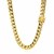 Semi Solid Miami Cuban Chain in 10k Yellow Gold (9.10 mm)