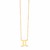 14K Yellow Gold Gemini Necklace