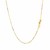 Classic Box Chain in 14k Yellow Gold (0.68 mm)