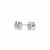 3 cttw Certified IGI Lab Grown Round Diamond Stud Earrings 14k White Gold (G/VS2)