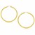 Classic Hoop Earrings in 14k Yellow Gold (3x50mm)