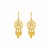 Dream Catcher Earrings in 14k Yellow Gold