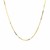 Classic Box Chain in 14k Yellow Gold (0.85 mm)