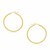 Classic Hoop Earrings in 10k Yellow Gold (2x30mm)