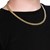 Semi Solid Miami Cuban Chain in 14k Yellow Gold (7.20 mm)