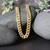 Semi Solid Miami Cuban Chain in 14k Yellow Gold (7.20 mm)