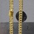 Semi Solid Miami Cuban Chain in 14k Yellow Gold (7.20 mm)