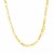 Solid Figaro Chain in 14k Yellow Gold (3.00 mm)