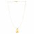 14k Yellow Gold Round North Star Locket Necklace