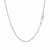 Diamond Cut Round Wheat Chain in 14k White Gold (1.00 mm)