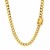 Semi Solid Miami Cuban Chain in 10k Yellow Gold (5.00 mm)