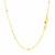 Diamond-Cut Alternating Bead Chain in 14k Yellow Gold (1.10 mm)