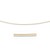 Dual Strand Cable Pendant Chain in 14k TwoTone Gold (1.1 mm)